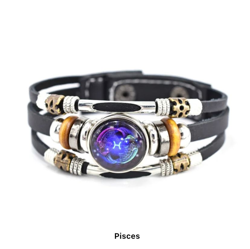 Fishes(Pisces) Zodiac Bracelet.